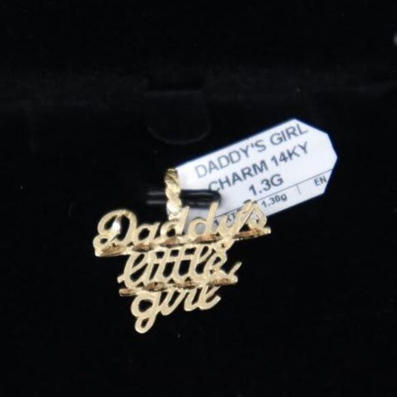 DADDY'S GIRL CHARM 14KY 1.3G (152708-1)